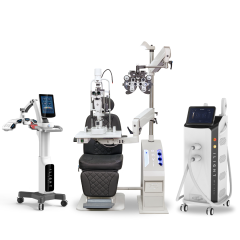 Envi and Optometric Aesthetics Dry Eye Suite. Full exam lane, IPL, and LLLT.