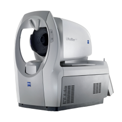 Fully refurbished Zeiss iProfiler Plus autorefractor, wavefront abberometer, corneal topographer, and keratometer.